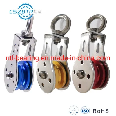 Pulley Pull Rope Training Aids 55mm Mute Lifting Pulley Hand Pulled Pulley